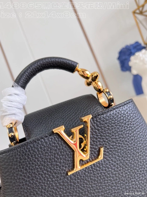 Cheap LOUIS VUITTON MINI-21*14*8CM CAPUCINES 0711